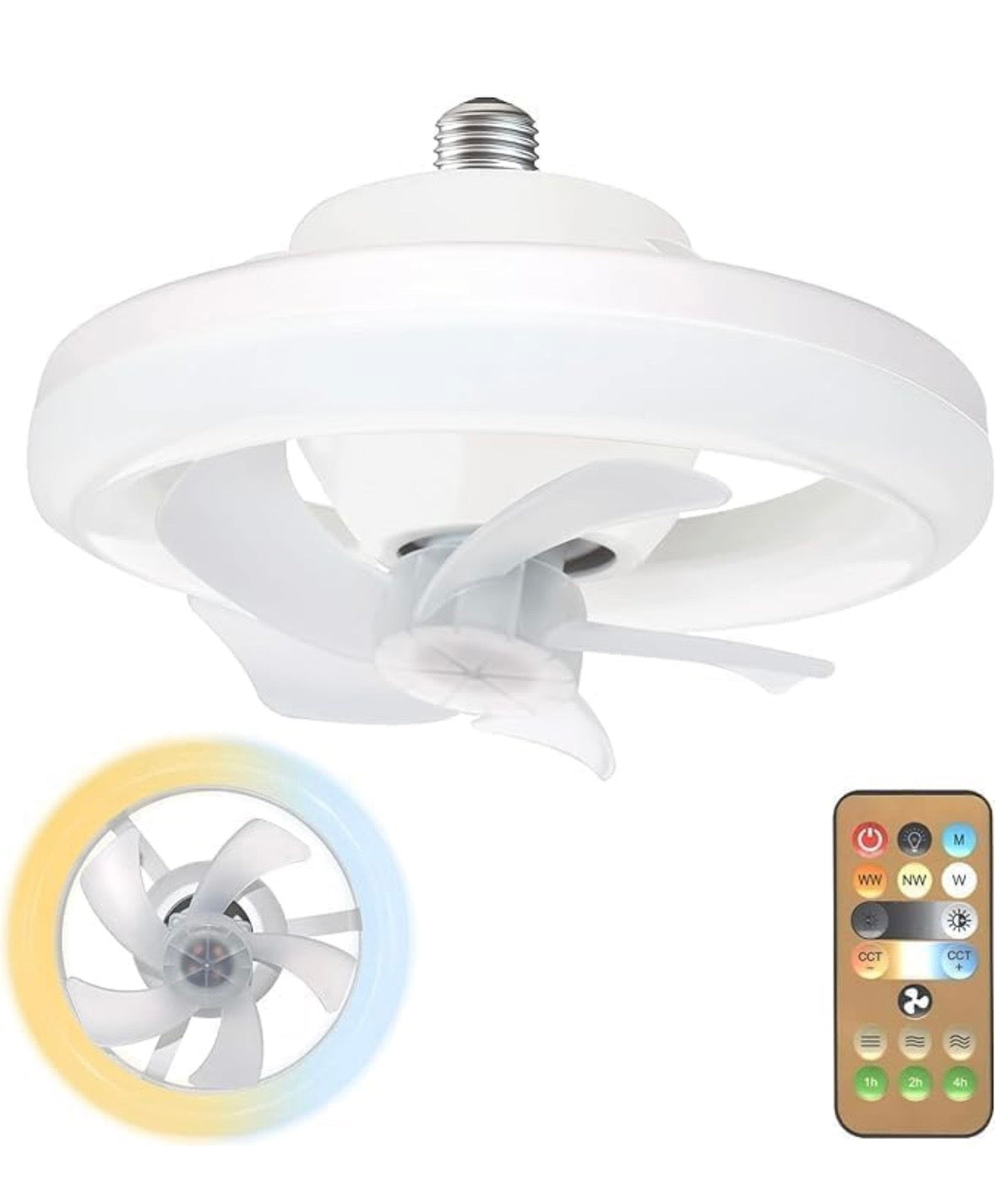 LED Head Fan Light
