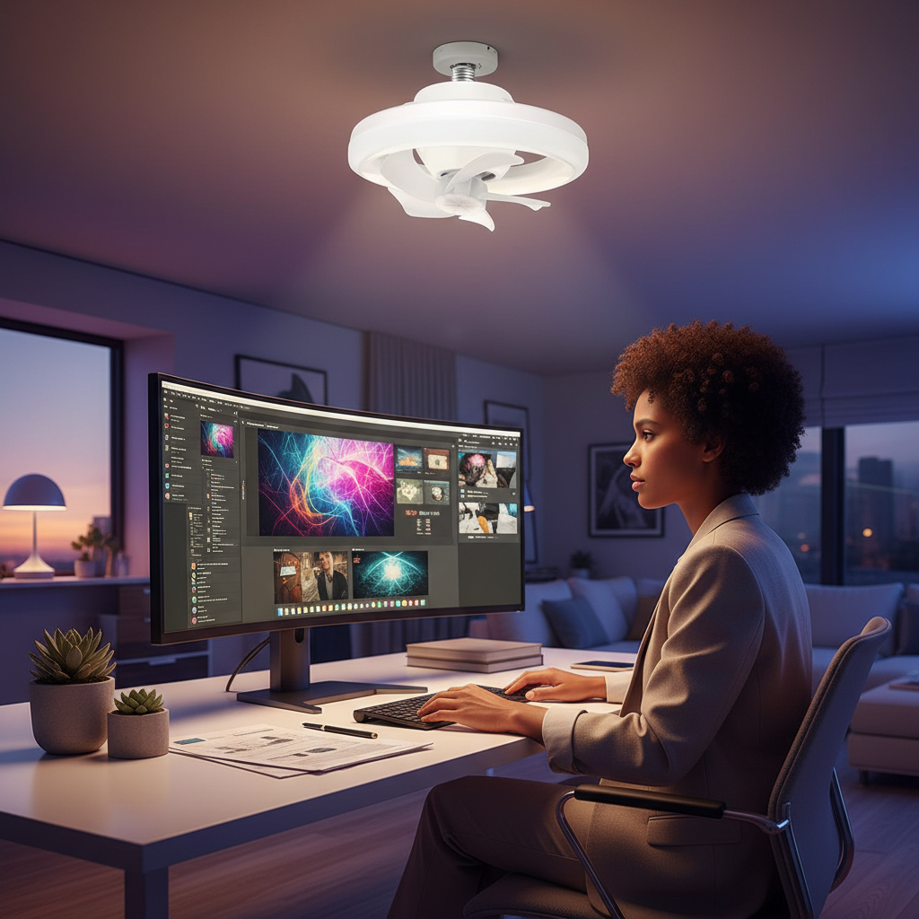 LED Head Fan Light - imageFeatureSplit